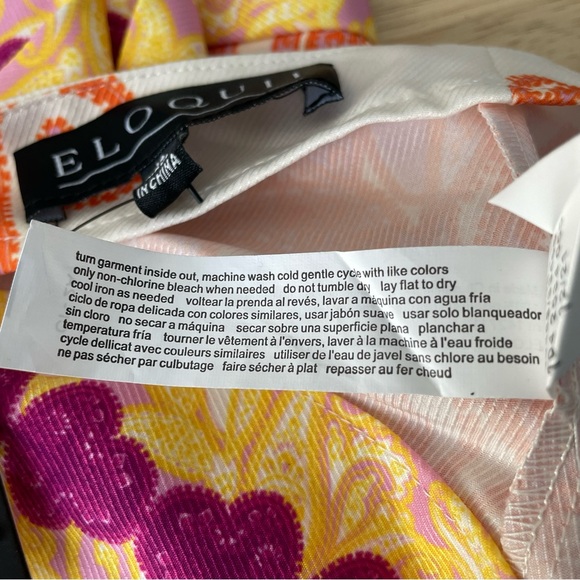 New! Eloquii paisley bandana crop Top 54173 - Picture 14 of 16